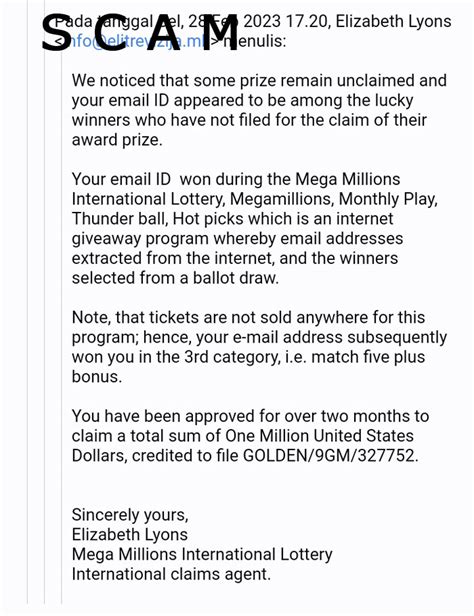 mega millions golden harvest sweepstakes winner|Mega Millions Lottery Scam Targets Consumers by .